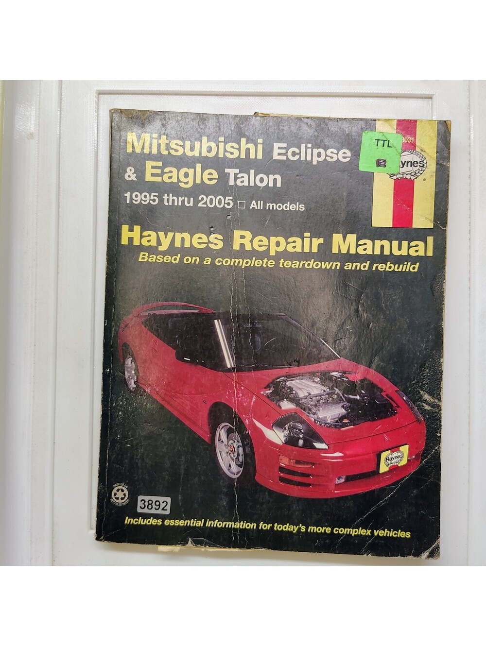 Haynes Repair Manual Mitsubishi Eclipse Eagle Talon 1995-2005 Automotive Guide